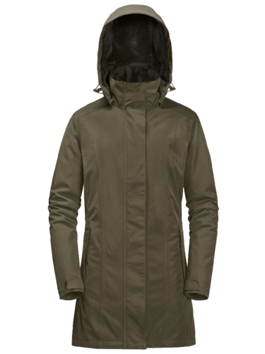 Jack Wolfskin Dames Madison Avenue Coat (Granite)