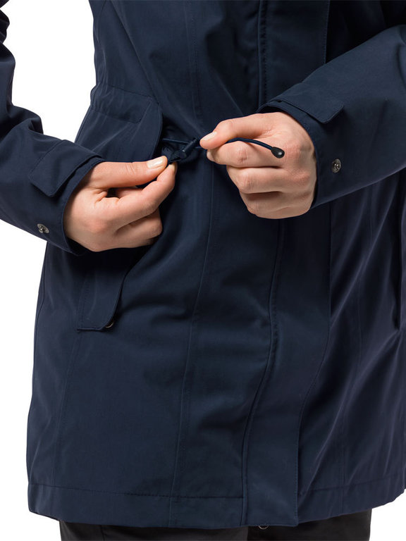 Jack Wolfskin Women's Avenue Coat (Midnight Blue) Insulating Jacket