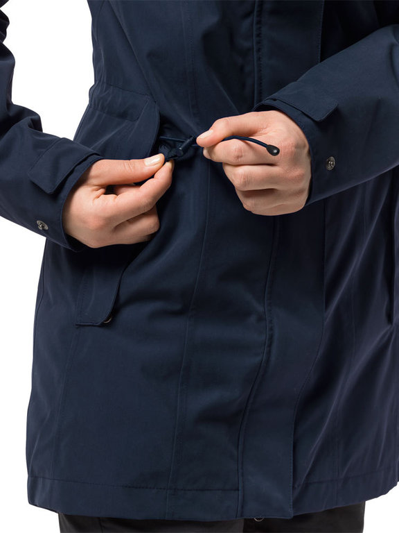 Jack wolfskin madison avenue coat midnight blue hotsell