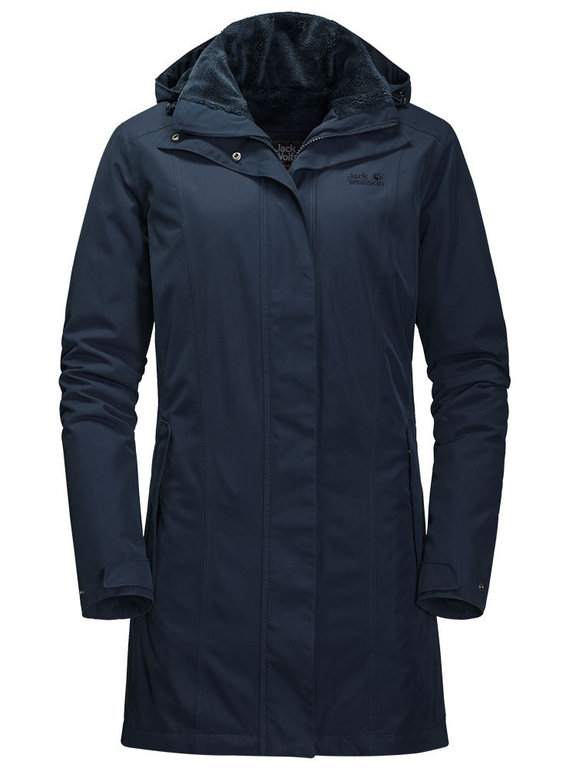 Jack Wolfskin Women's Madison Avenue Coat (Midnight Blue