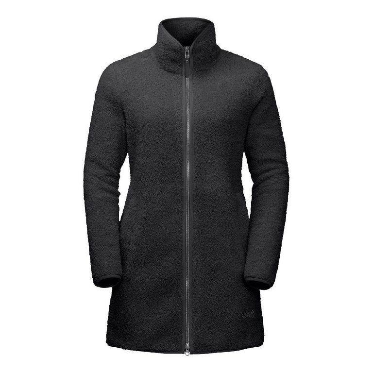 Jack Wolfskin Women's High Curl Coat (Phantom) Fleece Jacket