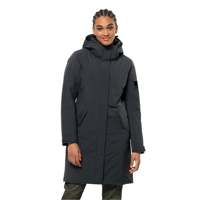 Jack Wolfskin Women's Cold Bay Coat (Phantom) Down Insulating Jacket