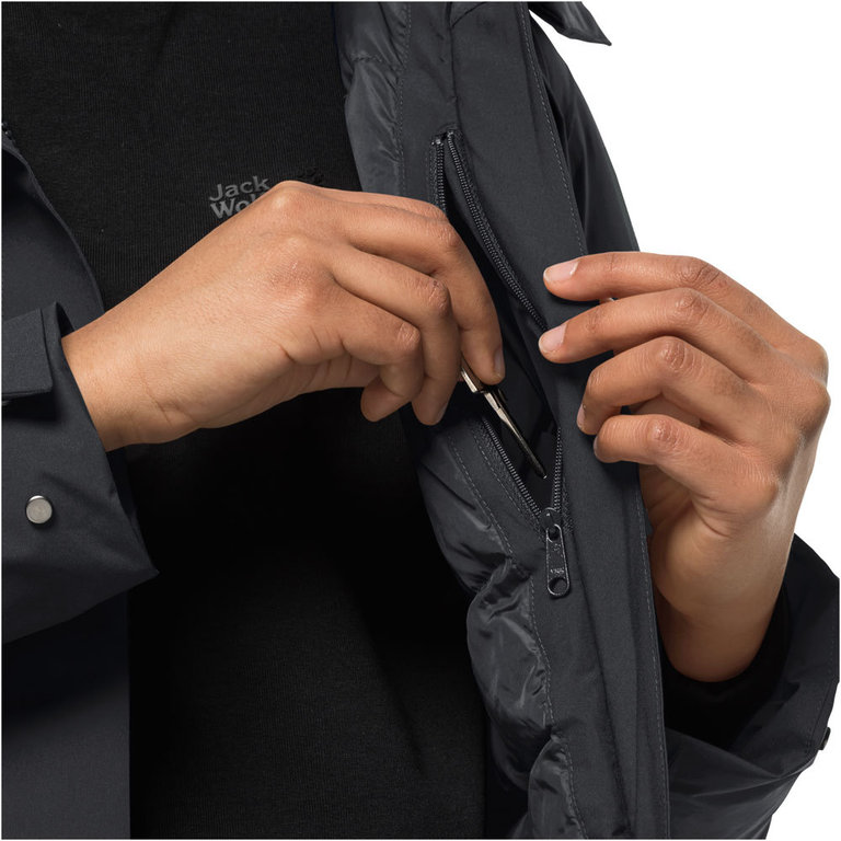 Jack Wolfskin Women's Bay Coat (Phantom) Down Insulating Jacket
