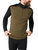 Smartwool Men's Merino 250 Base layer 1/4 Zip (Military Olive Heather/ Black)