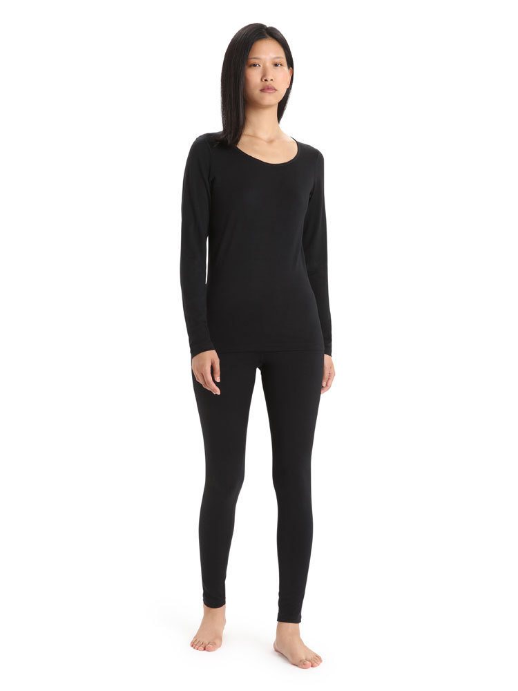 Icebreaker long underwear women's hot sale