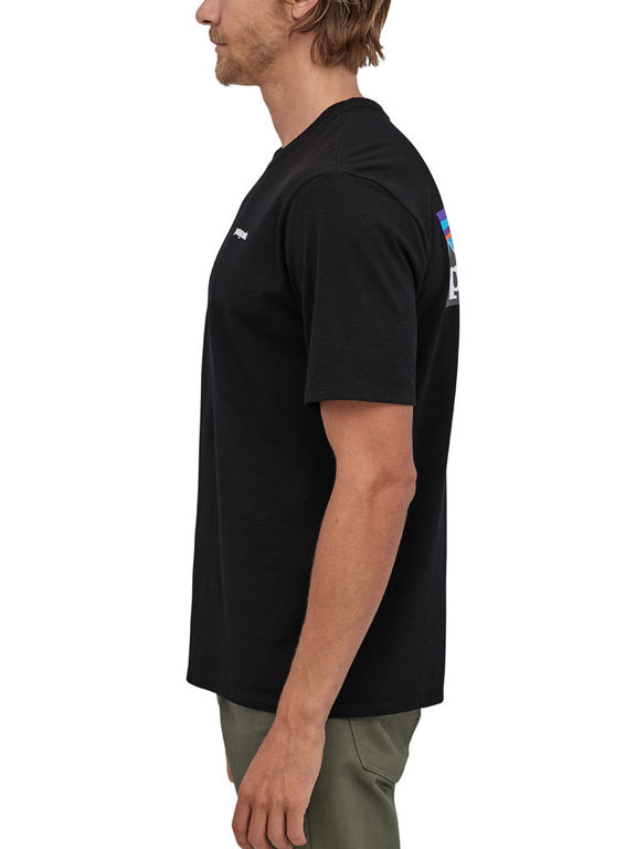 Mens black patagonia t shirt top