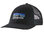 Patagonia P-6 Logo LoPro Trucker Hat (Black)