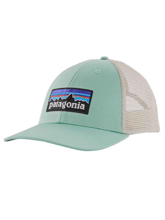 Patagonia P 6 Logo LoPro Trucker Hat Gypsum Green Cap