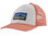 Patagonia P-6 Logo LoPro Trucker Hat (White w/Mellow Melon)