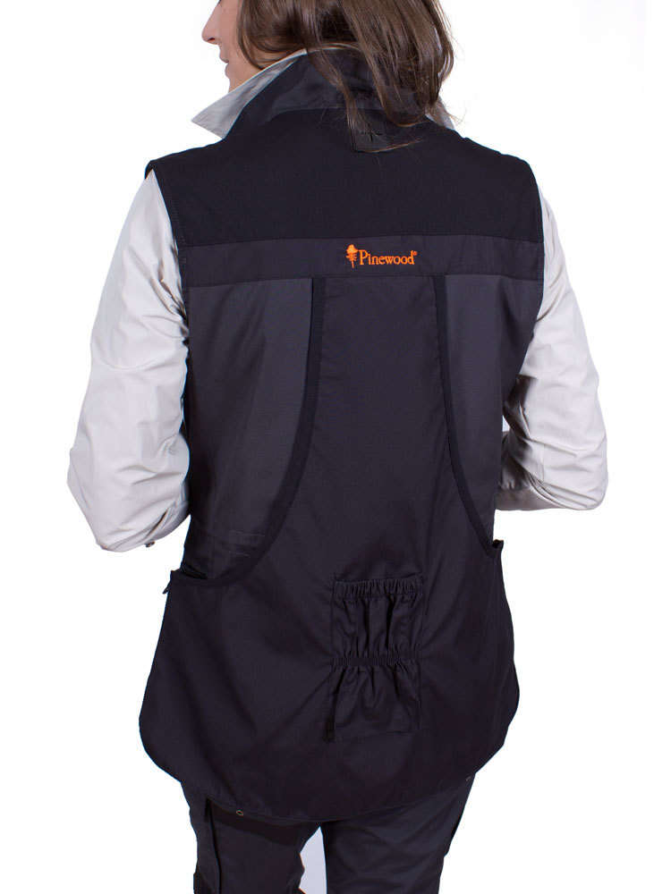 Pinewood Dames New Dog Sports Vest (Dark Anthracite/ Black