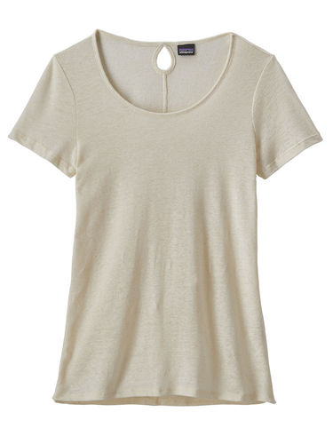 Patagonia Women's Mount Airy Scoop Tee (White Wash)