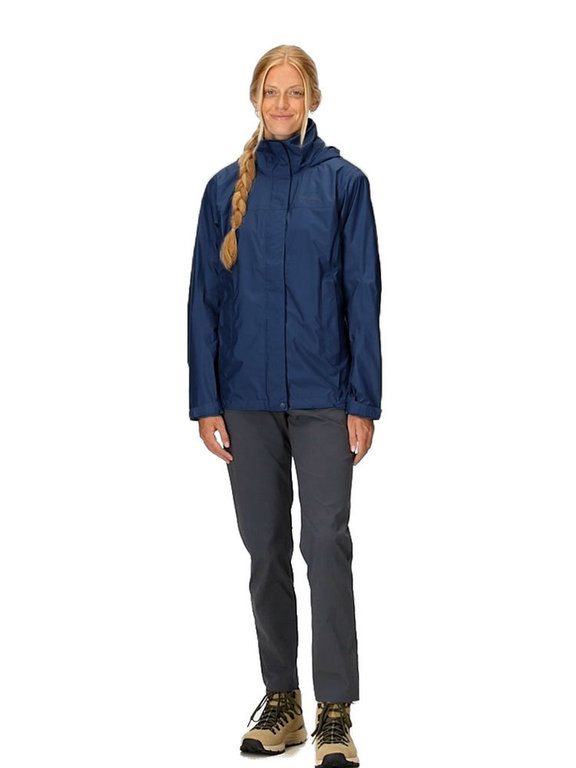 Hood Marmot Precip Arctic Navy Marmot Women's PreCip Eco Jacket