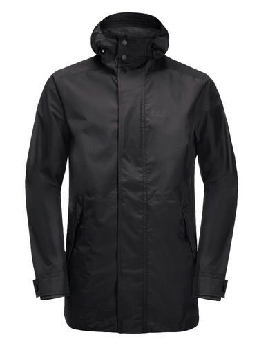 Jack Wolfskin Heren Cape Point Jacket (Black)