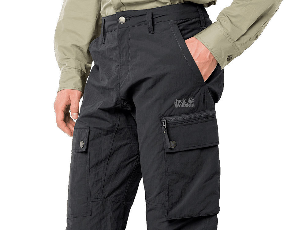 Wolfskin Men's Lakeside Pants (Phantom) Safari Pants