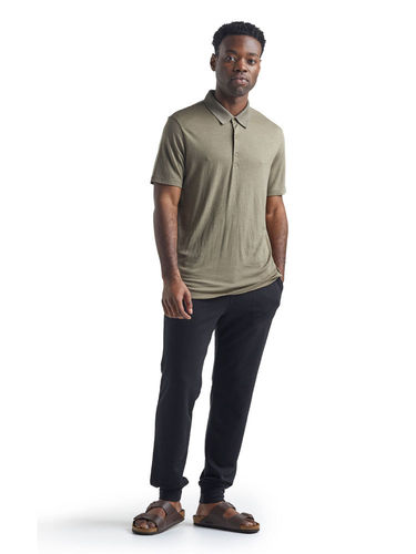 Icebreaker Men's Tech Lite SS Polo (Flint)