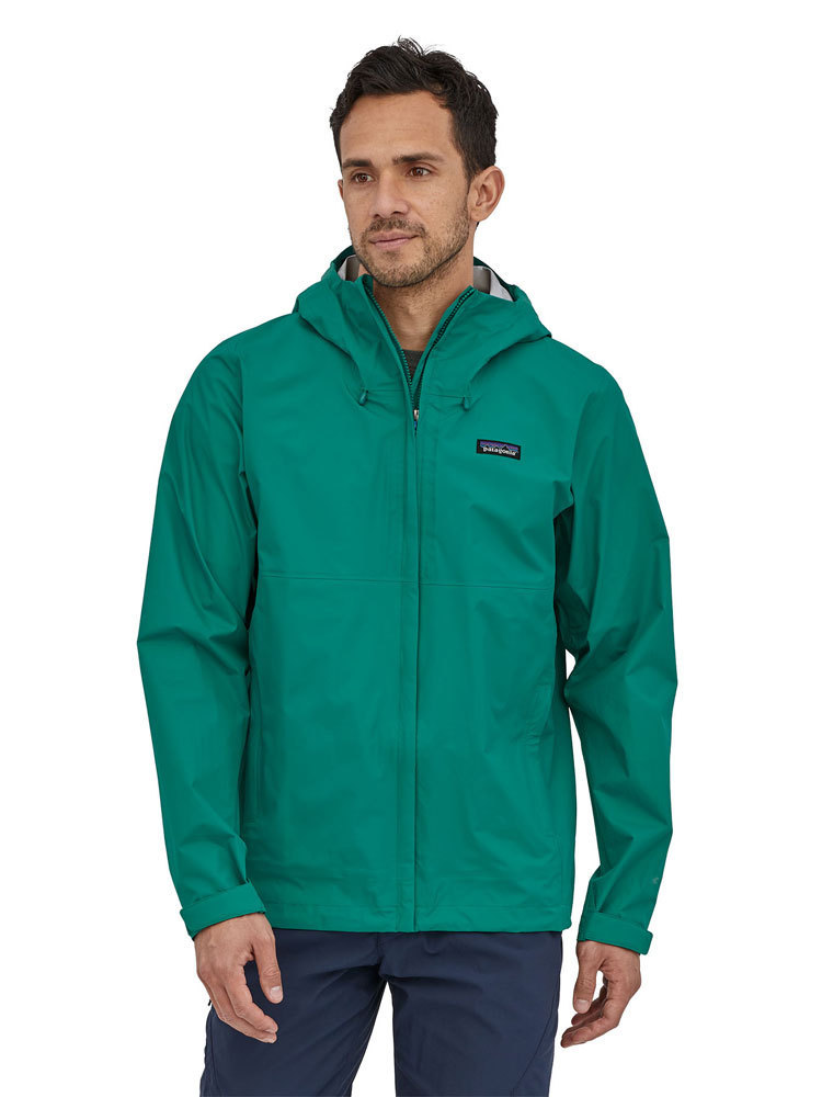 Patagonia torrentshell clearance jacket textile green