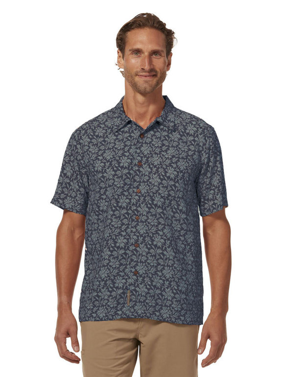 Royal Robbins Men's Comino S/S Shirt (Eclipse Print)