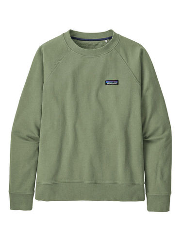 Patagonia Dames P-6 Label Organic Crew Sweatshirt (Sedge Green)