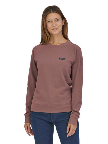 Patagonia Dames P-6 Label Organic Crew Sweatshirt (Dusky Brown)