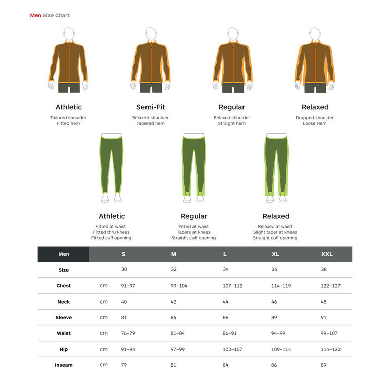 Marmot precip 2025 size chart