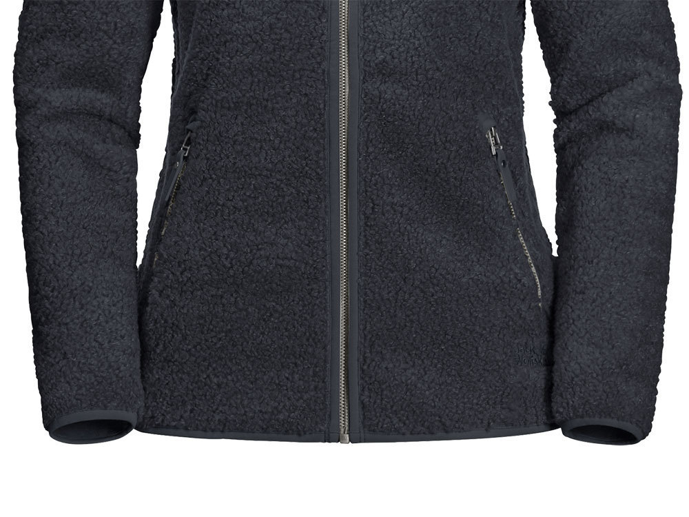 Jack Wolfskin Women's High Cloud Jacket (Phantom) Fleece Jacket