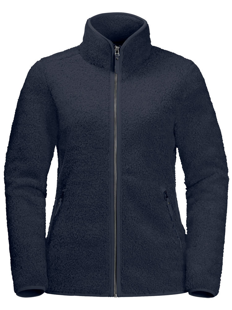 Jack Wolfskin Women s High Cloud Jacket Midnight Navy Fleece Jacket