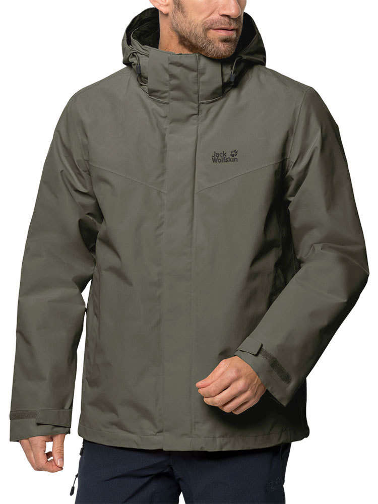 Jack Wolfskin Heren Gotland 3-in-1 Leaf) Winter Outdoor Jas