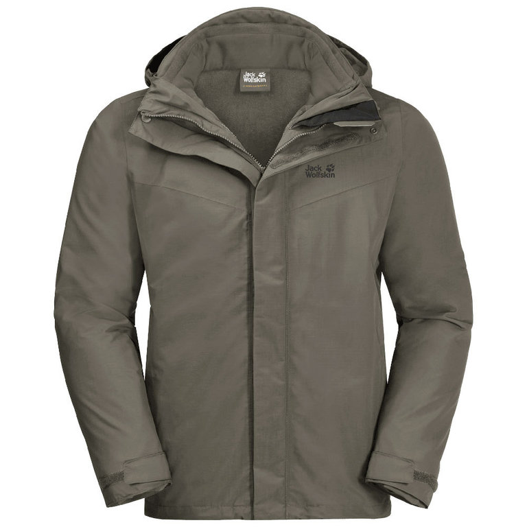 Jack Wolfskin Men s Gotland 3 in 1 Grape Leaf Insulating Jacket
