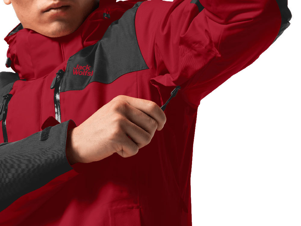 Indica manipuleren Delegeren Jack Wolfskin Men's Jasper 3-in-1 Jacket (Red Lacquer) Outdoor Jacket