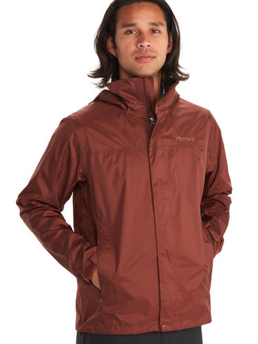 Marmot Heren PreCip Eco Jacket Whiskey Brown Lightweight Breathable Rainjacket