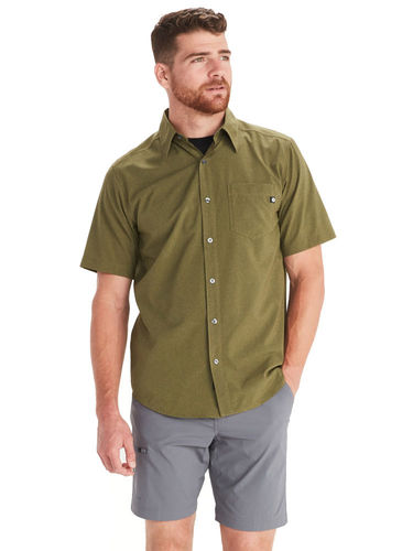 Marmot Heren Aerobora SS Shirt (Winter Moss)