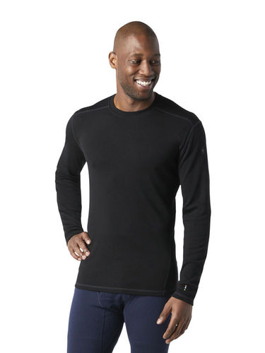 Smartwool Heren Classic Thermal Merino Base Layer Crew (Black)