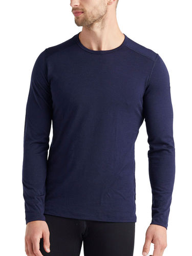 Icebreaker Heren 200 Oasis LS Crewe (Midnight Navy)