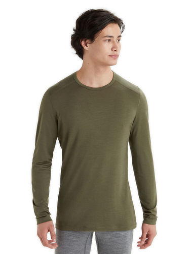 Icebreaker Men's 200 Oasis LS Crewe (Loden)