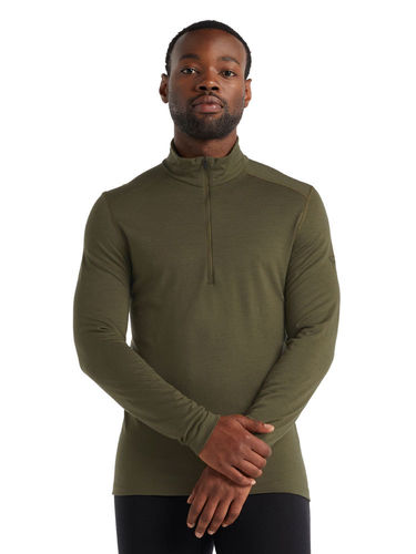 Icebreaker Men's 200 Oasis LS Half Zip (Loden)
