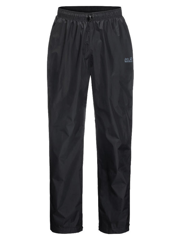 Wolfskin Rainwear Pants Rainy Jack (Black) Day