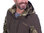 Pinewood Men's Esbo Pile Camou Jacket (Green Jungle/ Suede Brown)