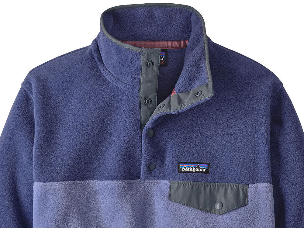 Light blue patagonia fleece sale