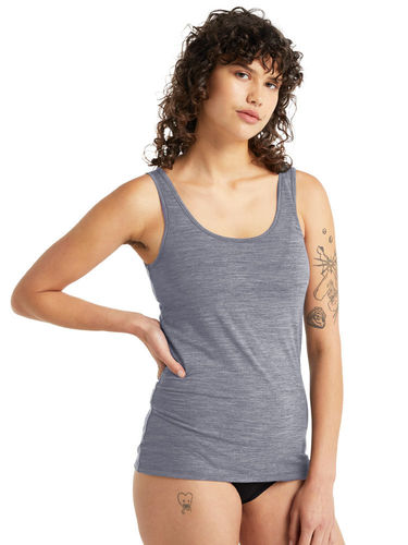 Icebreaker Dames Siren Tank (Gritstone Heather)