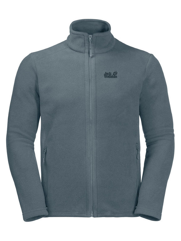 Jack Wolfskin Men s Midnight Moon Storm Grey Fleece Jacket