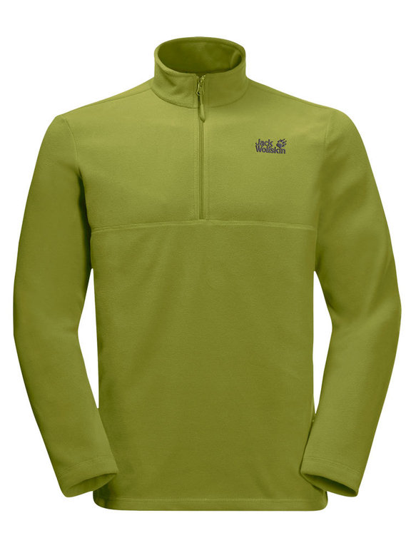 Bourgeon Individualiteit credit Jack Wolfskin Gecko Men (Golden Cypress) Fleece Pullover