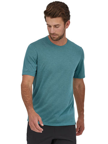 Patagonia Men's Cap Cool Trail Shirt (Abalone Blue)