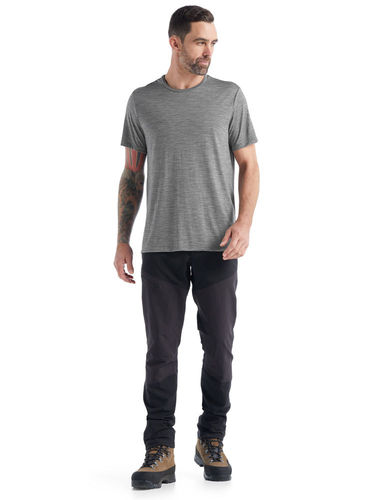 Icebreaker Men's Sphere II SS Tee (Metro Heather)