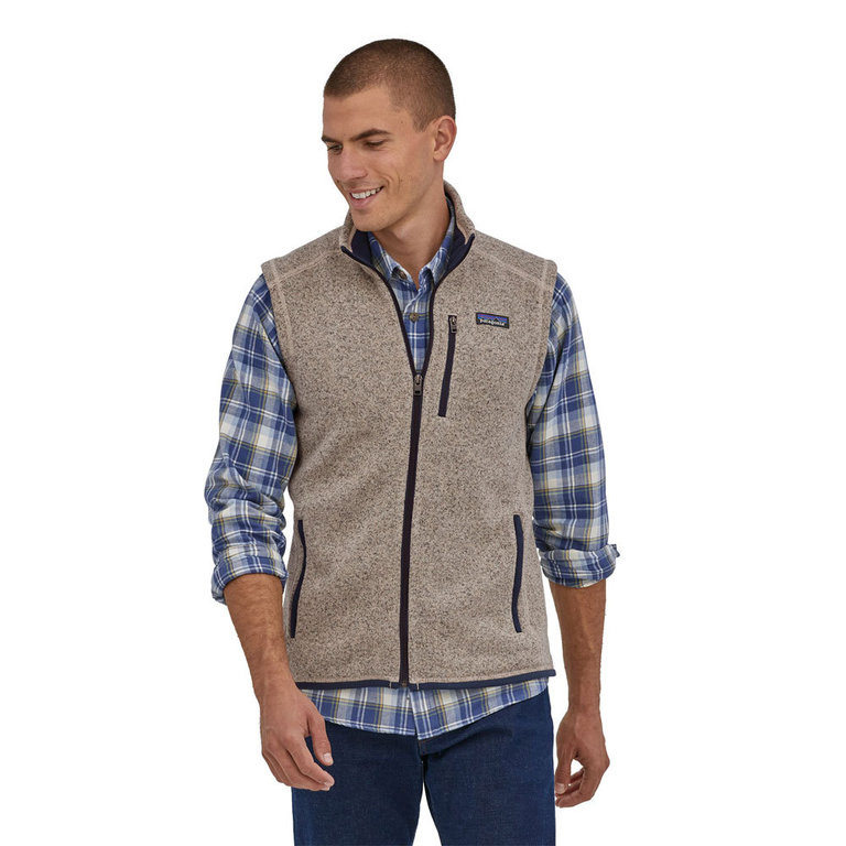 Patagonia Men s Better Sweater Vest Oar Tan Fleece Bodywarmer