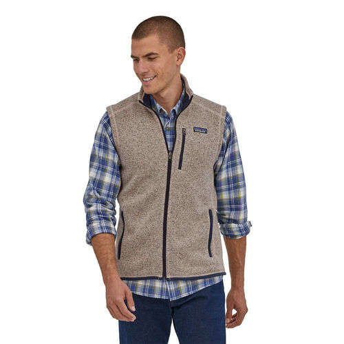 Patagonia Men s Better Sweater Vest Oar Tan Fleece Bodywarmer