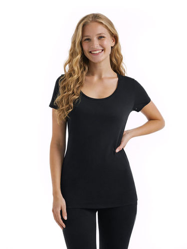Icebreaker Women's Sphere II SS Scoop Tee - Black
