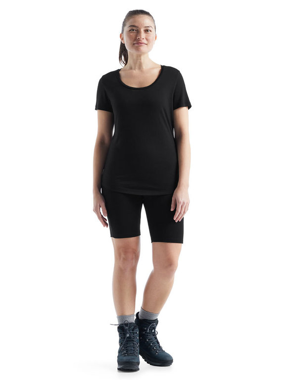 Icebreaker Women s Sphere II SS Scoop Tee Black