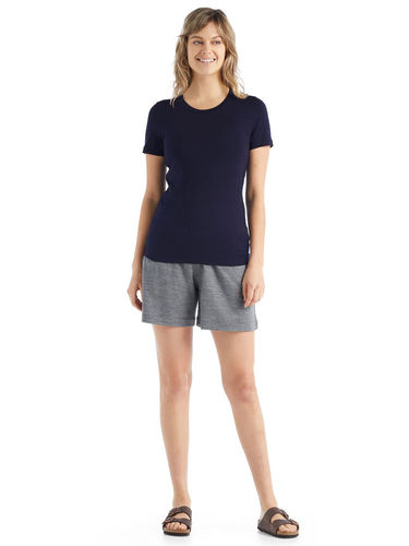 Icebreaker Women's Tech Lite II SS Tee (Midnight Navy)