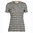 Icebreaker Women's Wave SS Stripe Tee (Metro Heather/ Loden)