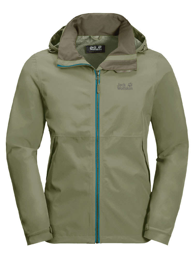 Jack Wolfskin Men's Evandale Jacket (Light Moss)